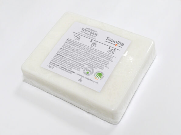 Melt and pour soap base with shea butter