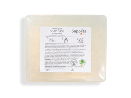 Transparent melt and pure soap base