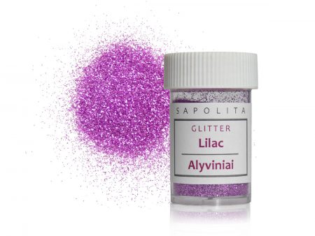Lilac glitter
