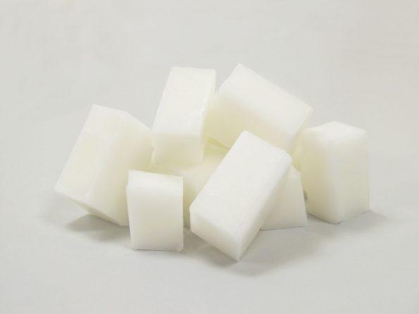 White-melt and pour soap base pieces