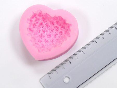 3D silikoninė forma širdelė