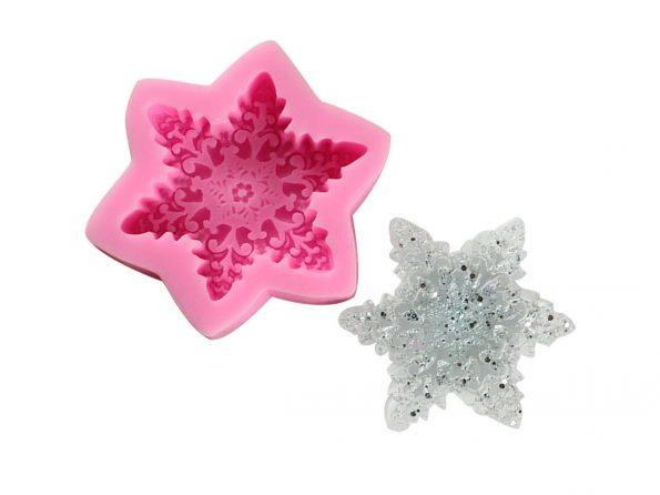 Snowflake 3D silicone mold