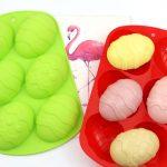 Easter egg shape silicone mold