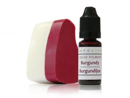 Burgundy liquid pigment for soap and candles