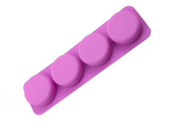 round-shape silicone mold for soap