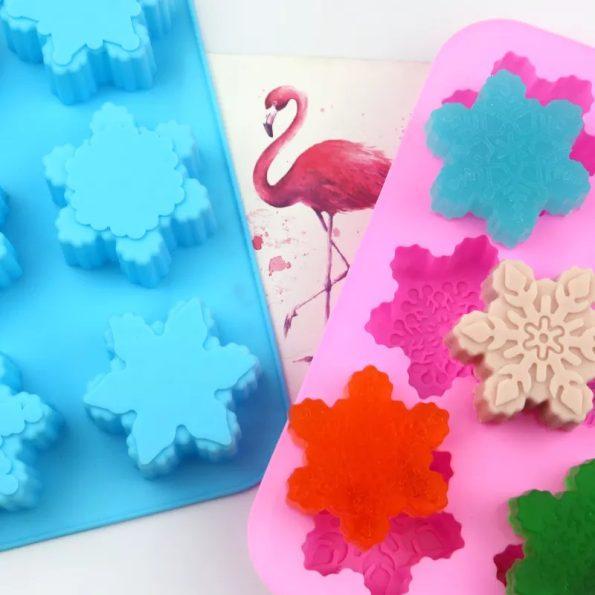 Snowflakes silicone mold