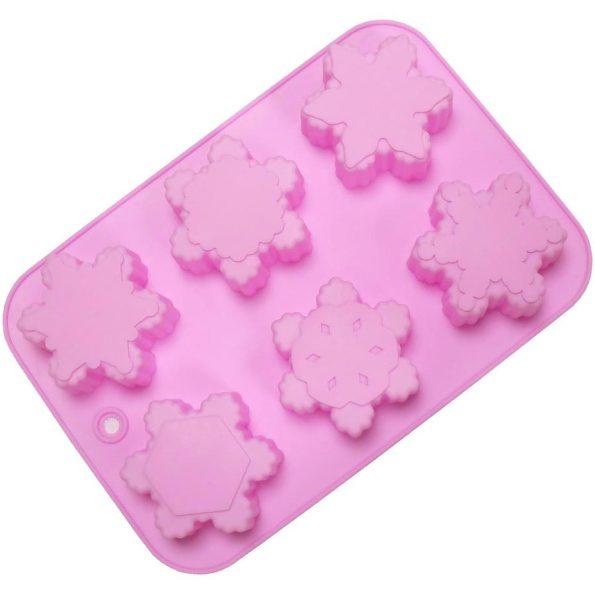 Snowflakes silicone mold